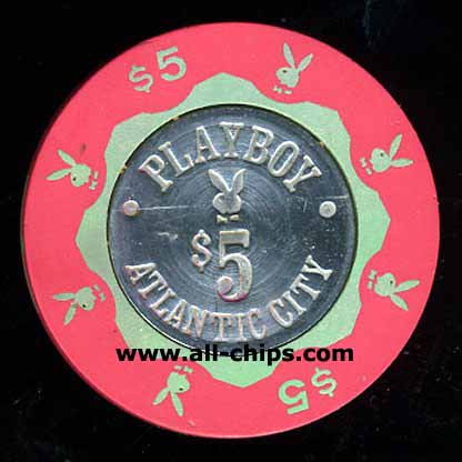 PLA-5a $5 Playboy Back up concentric Circles