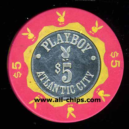 PLA-5 $5 Playboy Concentric circles