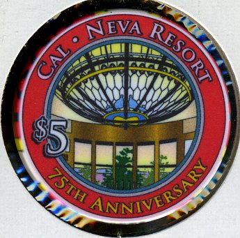 $5 Cal Neva Lodge 75th Anniversary Dome