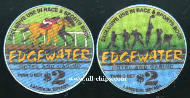 $2 Edgewater Race & Sports Book only