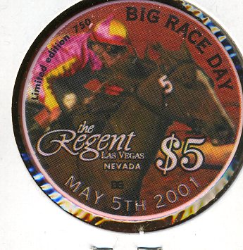 $5 Regent Big Race Day Kentucky Derby 2001