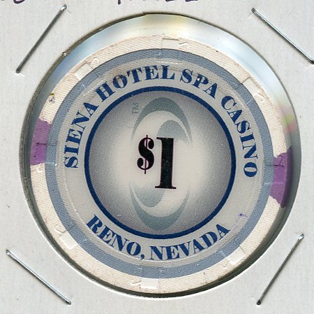 $1 Siena Hotel Spa Casino 2nd issue AU