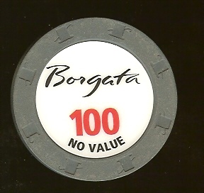 BOR- 100NV $100 NCV Borgata Tournament Chip