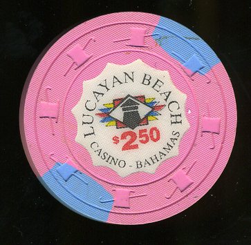 $2.50 Lucayn Beach Casino Bahamas