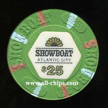 SHO-25 $25 Showboat 1st issue (Flat)