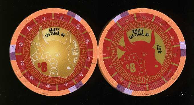 $8 Ballys Chinese New Year 2009 Year of the Ox