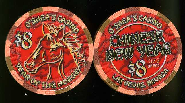$8 Osheas Chinese New Year 2002 Year of the Horse