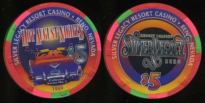 $5 Silver Legacy Hot August Nights 1999