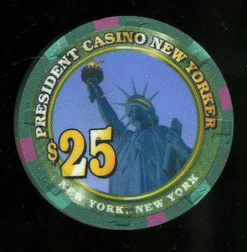 $25 President Casino Back up New York