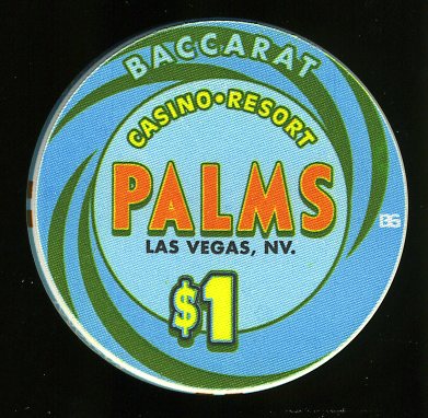 $1 Palms Baccarat Oversized Chip