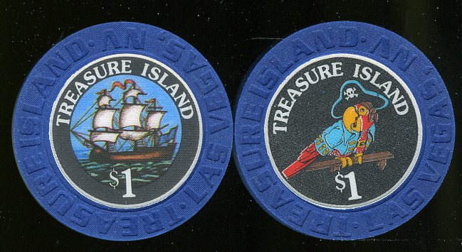 $1 Treasure Island 1st issue 1993 AU+