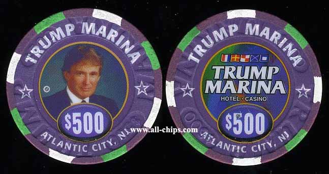 MAR-500 $500 Trump Marina 1st issue