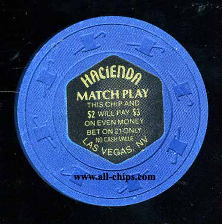 Hacienda Match Play $2 will Pay $3 1970s