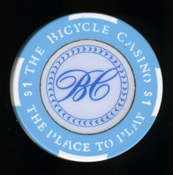 $1 Bicycle Casino CA.