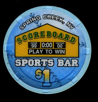 $1 Scoreboard Sports Bar 1st issue