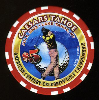$5 CaesarsTahoe American Century Celebrity Gold Championship 2002