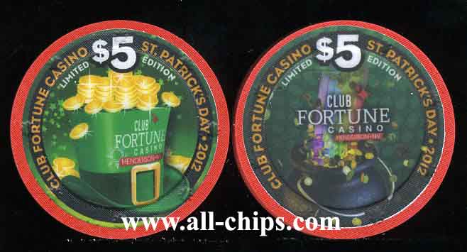 $5 Club Fortune Casino ST. Patricks Day 2012