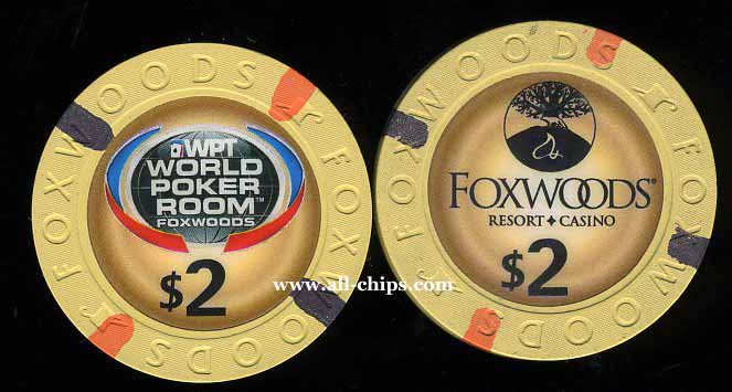 $2 MGM Grand at Foxwoods WPT World Poker Tour Poker Room Connecticut