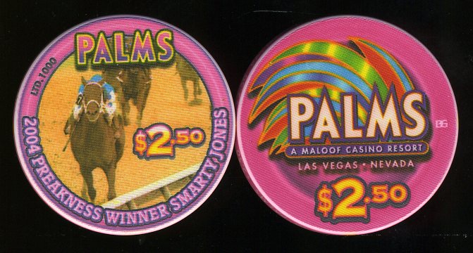 $2.50 Palms 2004 Preakness Winner Smarty Jones Horse Race
