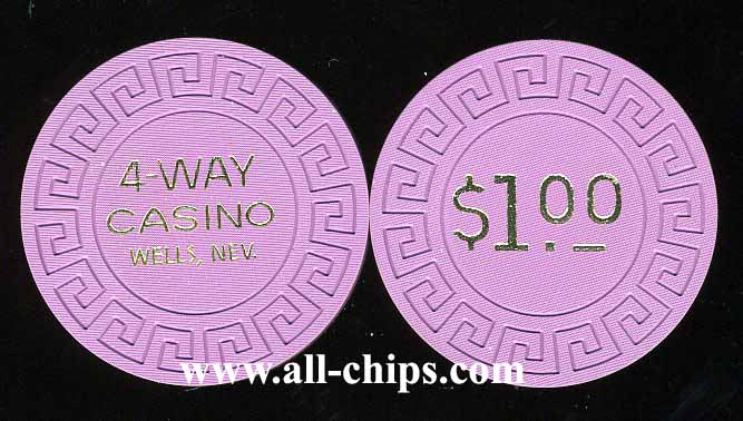 $1 4 Way Casino 3rd issue Wells, NV