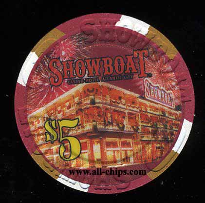 SHO-5a $5 Showboat 2nd issue
