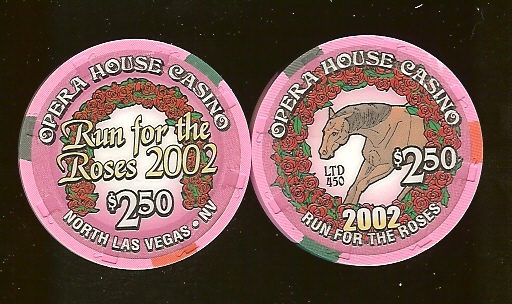$2.50 Opera House Run For The Roses 2002