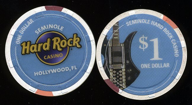 $1 Seninole Hard Rock Hollywood  Florida