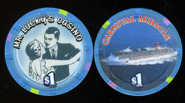 $1 Carnival Miracle Mr Luckys Casino Cruise Line
