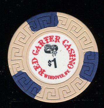 $1 Red Garter Casino 2nd issue Wendover, NV