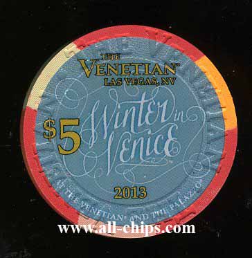 $5 Venetian Winter in Venice 2013 Christmas