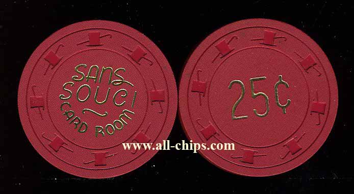 .25 Sans Souci Card Room 2nd issue 1960 