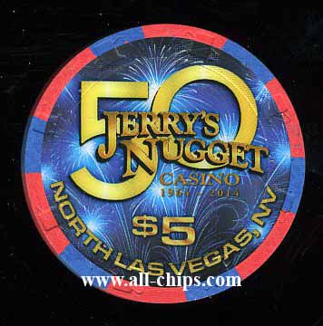 $5 Jerrys Nugget 50th Anniversary