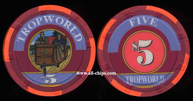 TWD-5 $5 Tropworld 1st issue