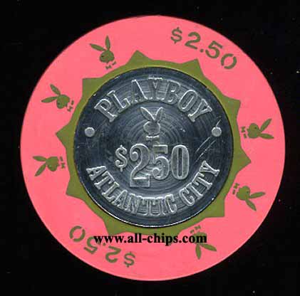 PLA-2.5a $2.50 Playboy Back Up Chip Concentric