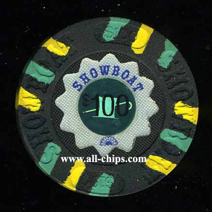 SHO-100b $100 Showboat 3rd issue Scarce