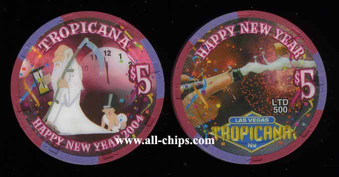 $5 Tropicana New Years 2004