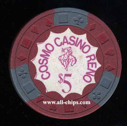 $5 Cosmo Casino 3rd issue Reno