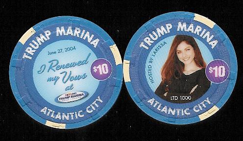 MAR-10k $10 Trump Marina I Renewed My Vows W/ Larissa