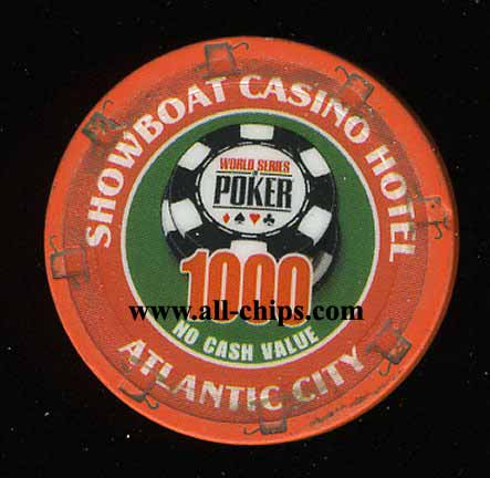 SHO-WSOP-1000 $1000 Showboat Tournament Chip