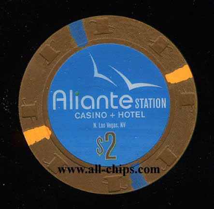 $2 Aliante Station Poker Room 1st issue Obsolete