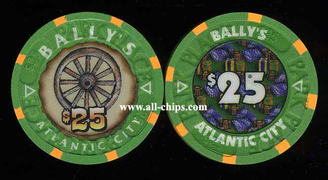BPP-25c $25 Ballys 4th issue UNC