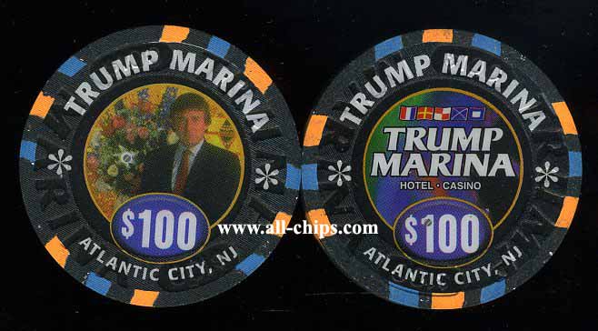 MAR-100 $100 Trump Marina 1st issue Donald Trump **