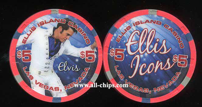 $5 Ellis Island Ellis Icons ELVIS