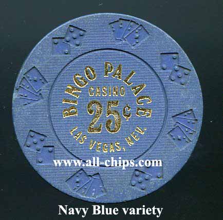 25c Bingo Palace 1st issue navy variety