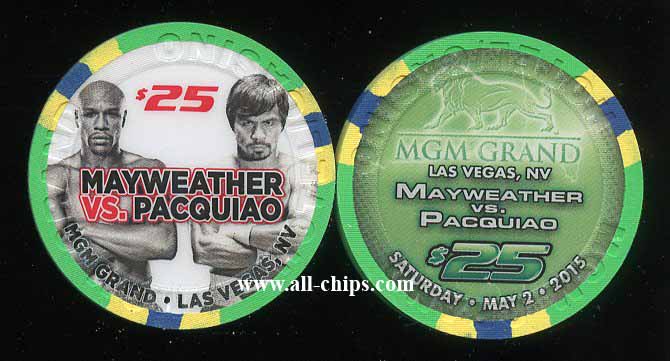 $25 MGM Grand Mayweather Pacquiao May 2nd 2015 Boxing
