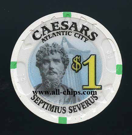 CAE-1c $1 Caesars 2nd issue rare Uncirculated