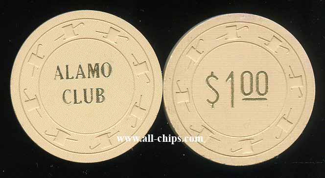$1 Alamo Club 1st issue 1952
