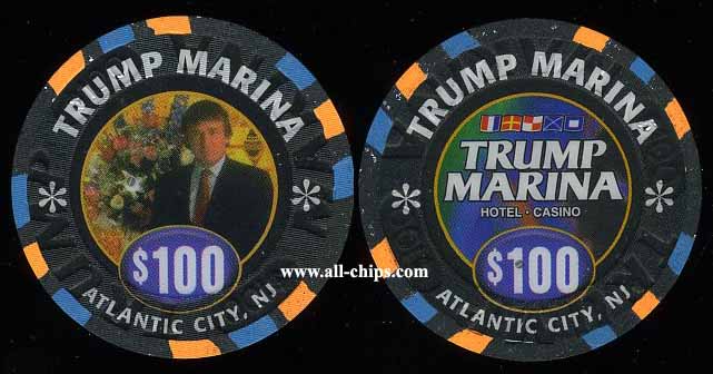 MAR-100 $100 Trump Marina 1st issue