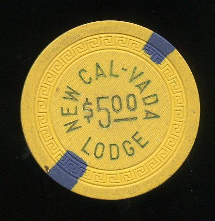 $5 New Cal Vada Lodge 1st issue 1951