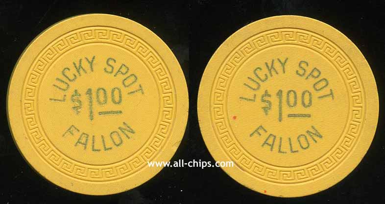 $5 Lucky Spot 1st issue 1950s Only chip used.